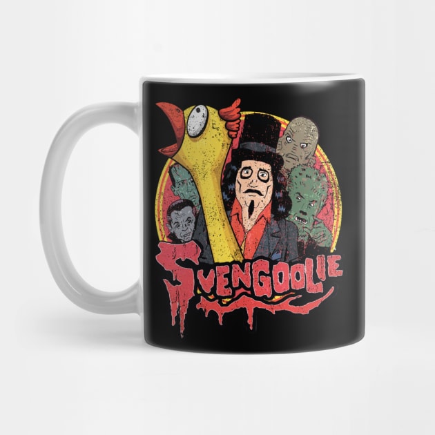 Vintage Svengoolie Squad and Rubber Chicken by Woodsnuts